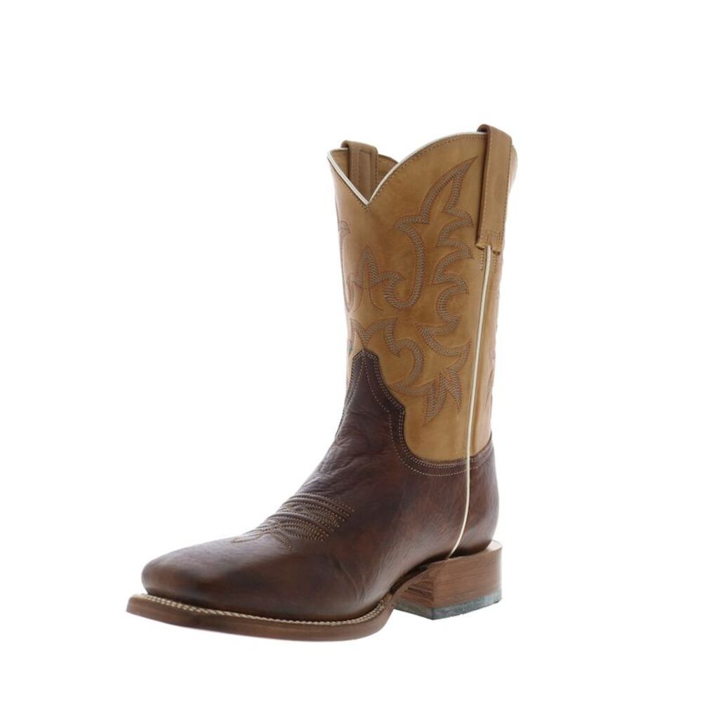 Stetson Mens Obadiah Bullhide Brown Boots (NWT) - Picture 4 of 7